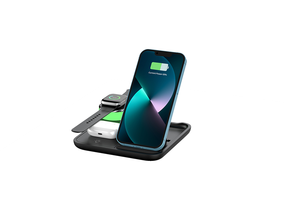 4 in 1 Wireless Charger Model X499（Black）